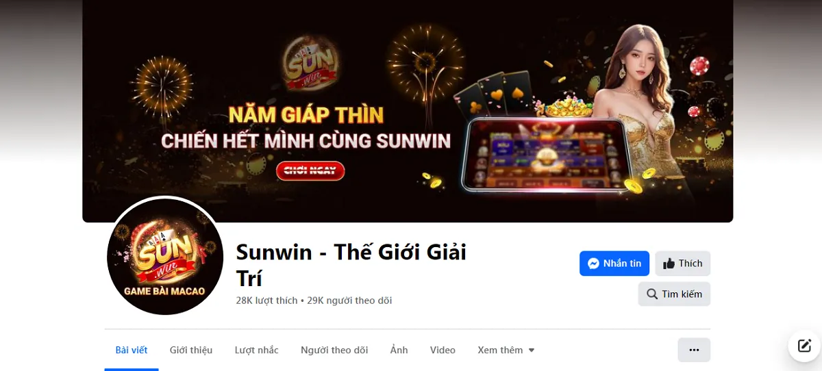 Phương thức liên lạc qua fanpage nhanh chóng 