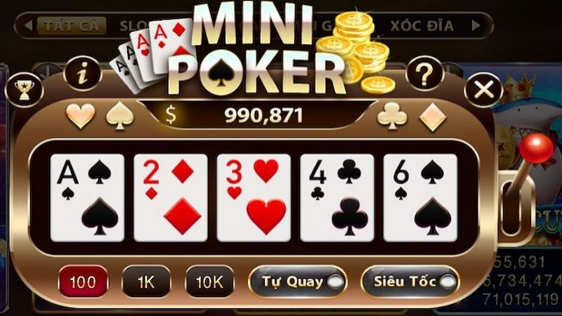 Mẹo chơi mini poker có một không hai
